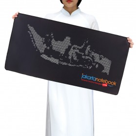 Gaming Mouse Pad Desk Mat Logo Jakartanotebook 500 x 800 mm - Black - 3