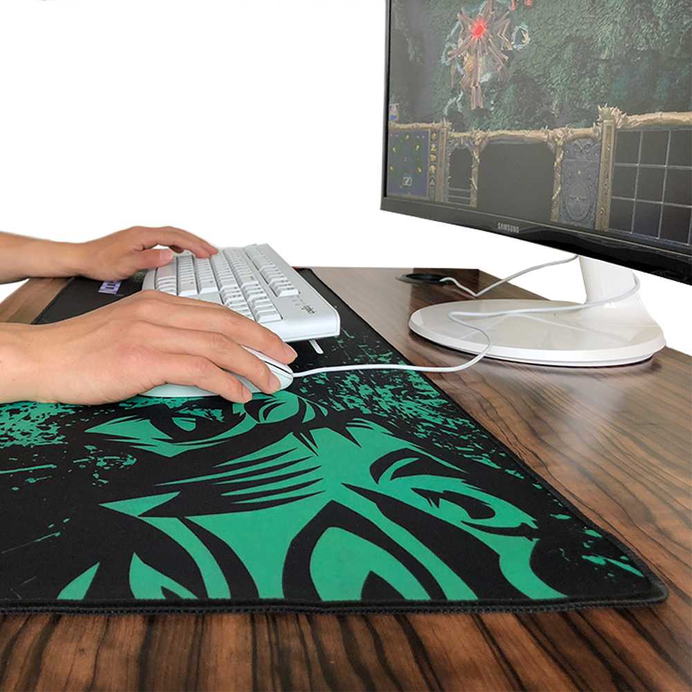 Gambar produk Rakoon Gaming Mouse Pad Desk Mat Speed Surface 40 x 90 x 0.2 cm - LS