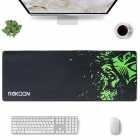 Rakoon Gaming Mouse Pad Desk Mat Control Surface 30 x 80 x 0.2 cm - LS - Black