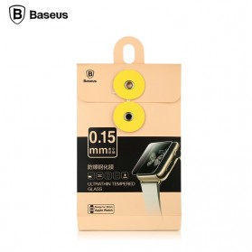 Baseus Ultra-Thin 0.15mm Tempered Glass for Apple Watch 42mm Series 1/2/3 - 1