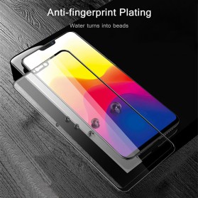 Zilla 3D Tempered Glass Curved Edge 9H 0.26mm for OnePlus 6 - Black - 2