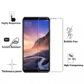 Zilla 2.5D Tempered Glass Curved Edge 9H 0.26mm for Xiaomi Mi Max 3 Pro - 3