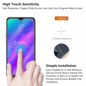 Zilla 2.5D Tempered Glass Curved Edge 9H 0.26mm for Realme 3 - 3