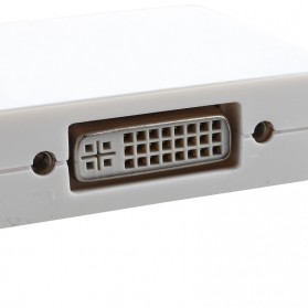 3 in 1 Mini Display Port to HDMI VGA DVI Adapter - MD114 - White - 2