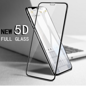 Screen Protector / Tempered Glass - 5D Cold Carving 3D Curved Edge Tempered Glass for iPhone