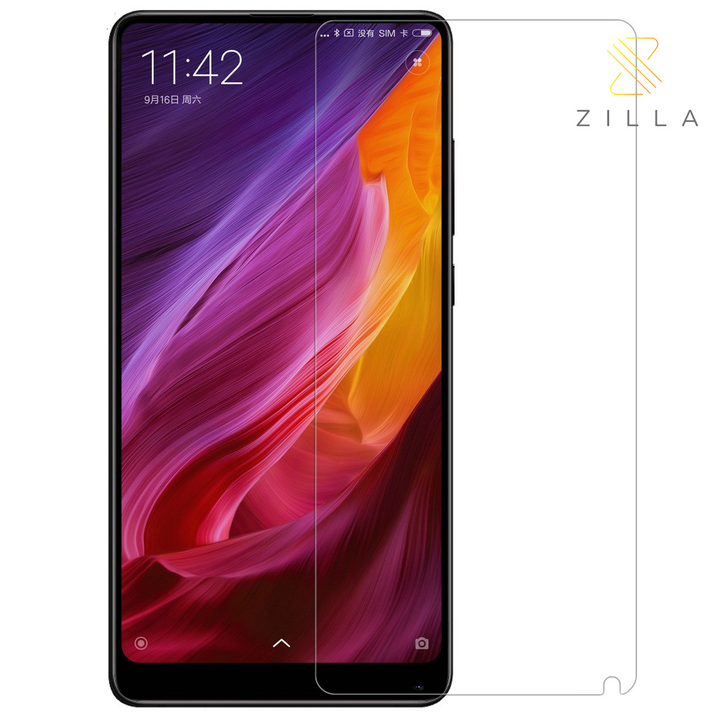 Zilla 25D Tempered Glass Curved Edge 9H 026mm For Xiaomi Mi Mix 2