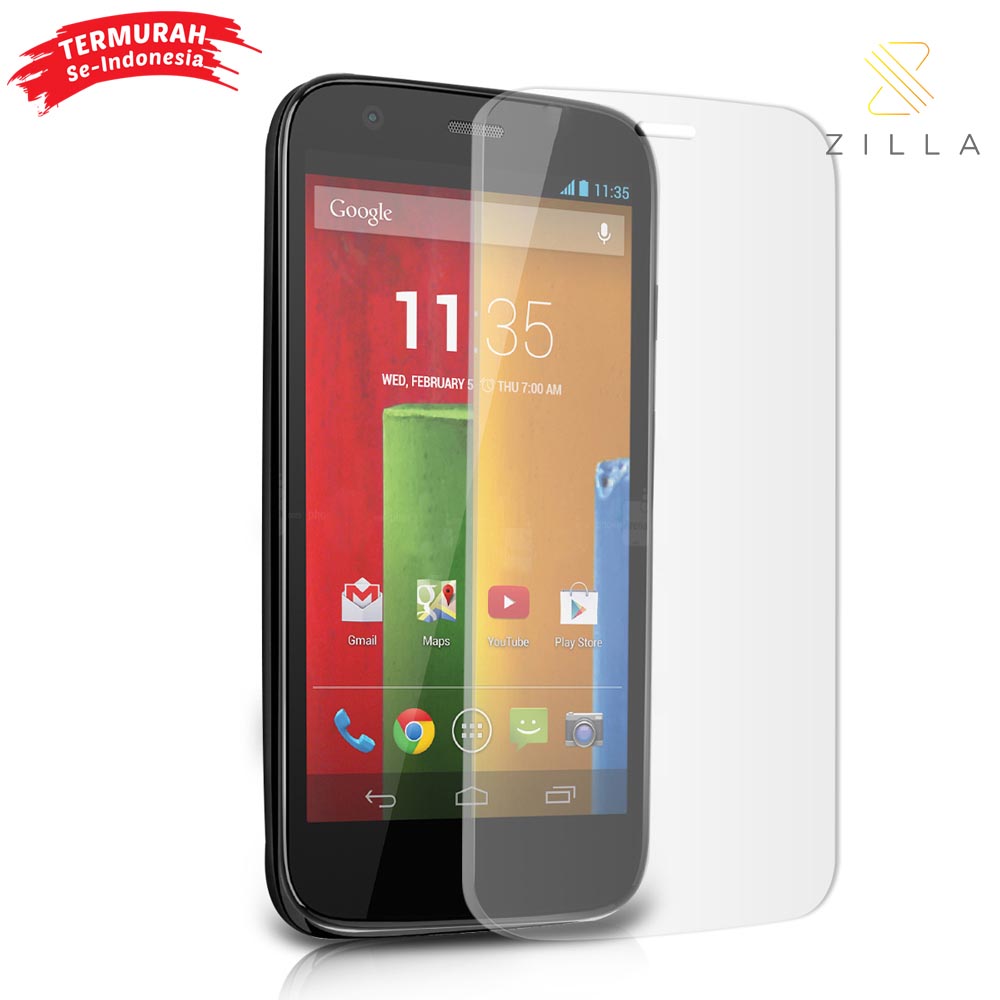 Zilla 25D Tempered Glass Curved Edge 9H 026mm For Motorola Moto G