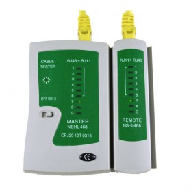 Tishric Set Tracker Tester Wire Line Detector + Tang Crimper Kabel Jaringan 6 in 1 - NSHL468 - Green - 3