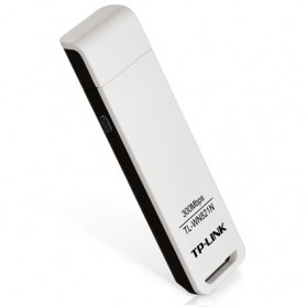 TP-LINK Wireless N USB Adapter 300Mbps - TL-WN821N - White - 1