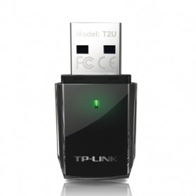 TP-LINK Wireless Dual Band USB Adapter Archer T2U - AC600 - Black - 2
