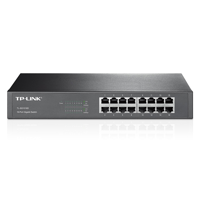 TP-LINK 16-Port Gigabit Desktop / Rackmount Switch - TL 
