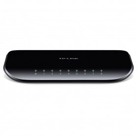 TP-LINK 8-Port Gigabit Desktop Switch - TL-SG1008D - Black - 1