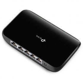 TP-LINK 5-Port Gigabit Desktop Switch - TL-SG1005D - Black - 5