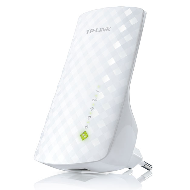 TP-LINK AC750 WiFi Range Extender - RE200 - White - JakartaNotebook.com