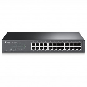 TP-LINK Desktop / Rackmount Switch 24-port 10/100Mbps - TL-SF1024D - Black - 1