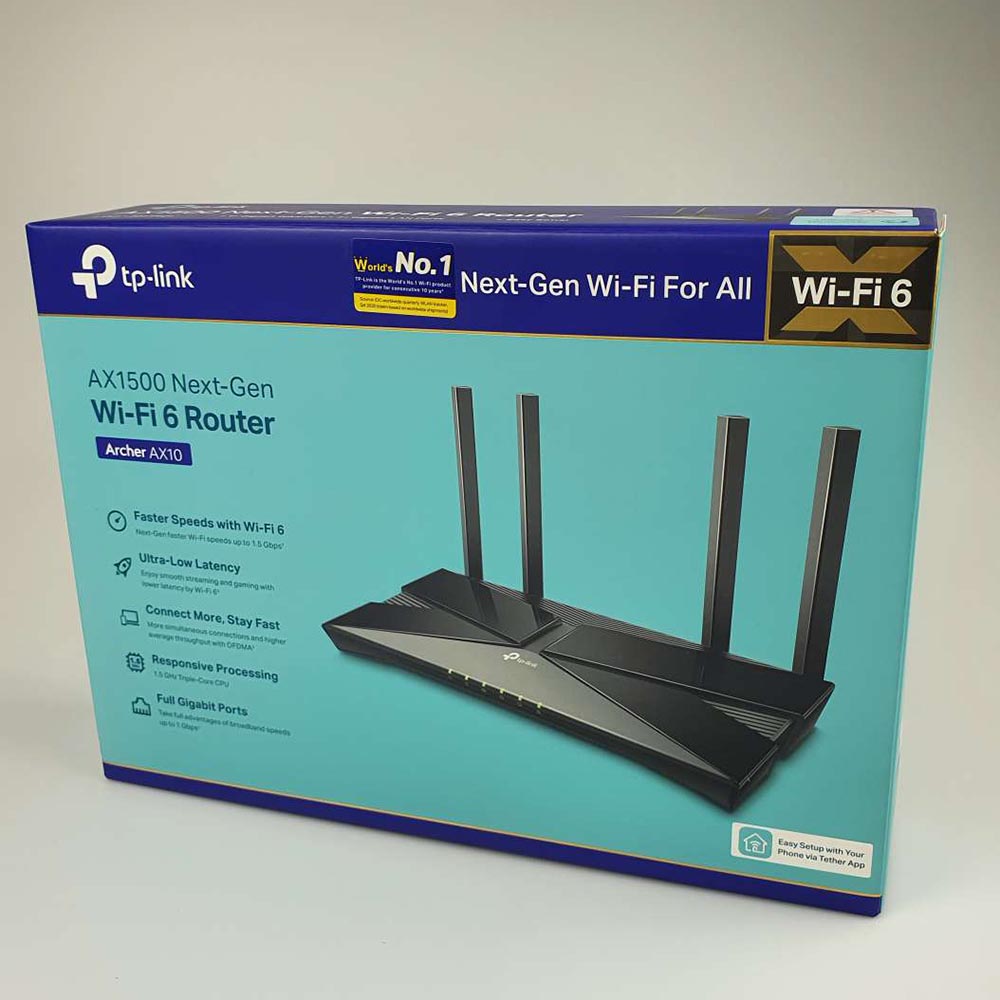 Gambar produk TP-LINK AX1500 Wi-Fi 6 Router - Archer AX10