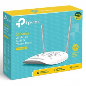 TP-LINK Wireless N ADSL2+ Modem Router 300Mbps - TD-W8961N - White - 3