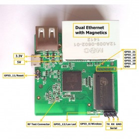 GL.iNet OpenWRT Mini Smart Router 16MB ROM - 6416A - White - 2