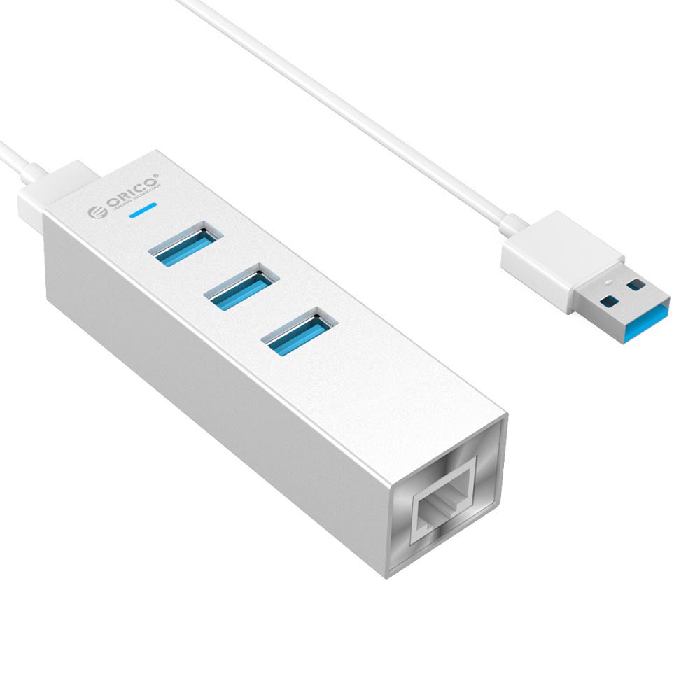 ... Orico Aluminium USB 3.0 Type A / Type C to Gigabit Ethernet LAN Adapter with 3 ...