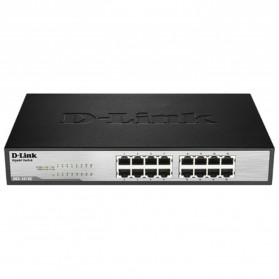 D-Link Gigabit Unmanaged Desktop Switch 16 Port - DGS-1016C - Black - 2