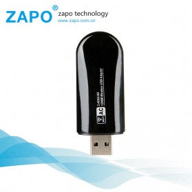 ZAPO W50S Mini USB Wireless Adapter 802.11AC 1200Mbps - RTL8812AU - Black - 4
