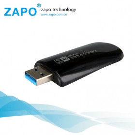 ZAPO W50S Mini USB Wireless Adapter 802.11AC 1200Mbps - RTL8812AU - Black - 5