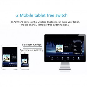 ZAPO W67B USB Wireless Adapter 802.11AC 600Mbps with Bluetooth 4.0 - Black - 6