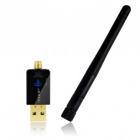 EDUP Wireless USB Adapter 802.11N 300Mbps Realtek8192CU Chispset - Black - 2