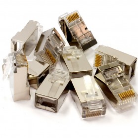 Kepala LAN RJ45 Cat6 Shielded 1PCS - Transparent - 1
