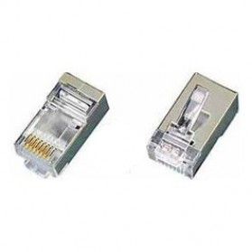 Kepala LAN RJ45 Cat6 Shielded 1PCS - Transparent - 4