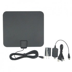 Kebidumei Digital TV / FM HDTV Antena VHF with Amplifier - JY002-1-8 - Black