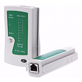 Tester Kabel Jaringan RJ45 RJ11 RJ12 CAT5 UTP - Green - 2