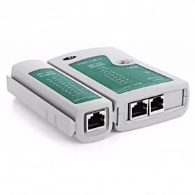 Tester Kabel Jaringan RJ45 RJ11 RJ12 CAT5 UTP - Green - 4