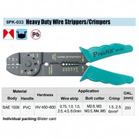 Tang Wire Stripper - 8PK-033 - Blue - 3