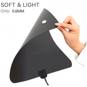 Digital TV HDTV Antenna - CJH-158A - Black - 2