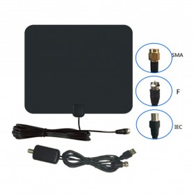 Digital TV HDTV Antenna - CJH-158A - Black - 5