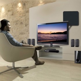 Digital TV HDTV Antenna - CJH-158A - Black - 7