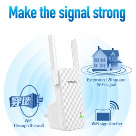 TENDA N300 Universal Wireless Range Extender 300Mbps - A9 - White - 5