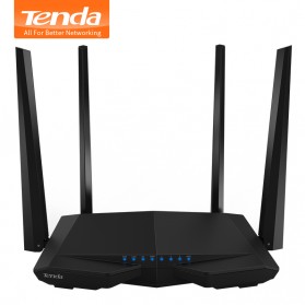 TENDA AC1200 Smart Dual-Band WiFi Router - AC6 - Black - 1