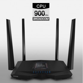 TENDA AC1200 Smart Dual-Band WiFi Router - AC6 - Black - 3
