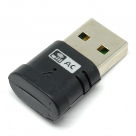 Wireless USB Adapter 802.11ac 600Mbps MTK MT7610 Chipset - Black - 3