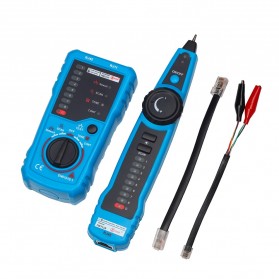 Aksesoris & Peralatan Jaringan - BSIDE Wire Tracker Tester Kabel Jaringan RJ45 RJ11 CAT5 CAT6 - FWT11 - Blue