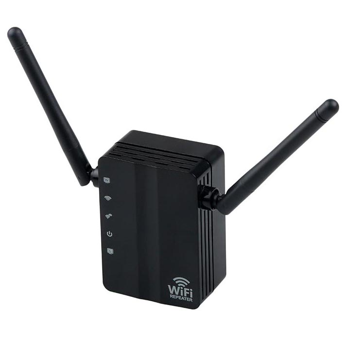 Wireless Router N300 Wifi Repeater 300mbps Dual Antenna Wd R610u Black Jakartanotebook Com