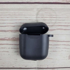 Wangcangli Sarung Casing Portable Silicone Case TWS for Airpods 1&2 - W33 - Black