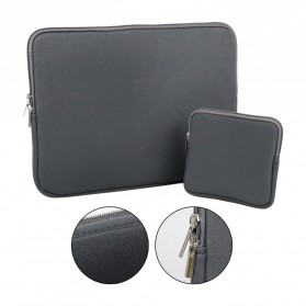 Notebook Bag / Tas Laptop - AIGREEN Sleeve Case for Laptop 11 Inch with Pouch - AK03 - Gray