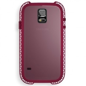 Lunatik Seismik Suspension Frame Softcase for Samsung Galaxy S5 - Dark Raspberry - 1