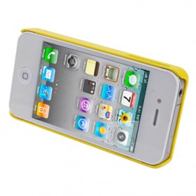 SGP Angel Series Ultra Slim Protection Case with LCD Screen Protector for iPhone 4 & 4S (OEM) - Yellow - 4