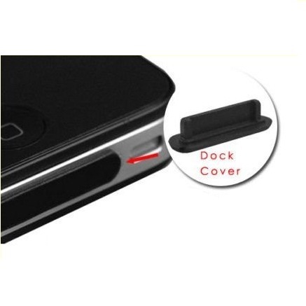 Charger Dust Plug for iPhone 4/4s - Black Charger Dust Plug for iPhone 4/4s - Black