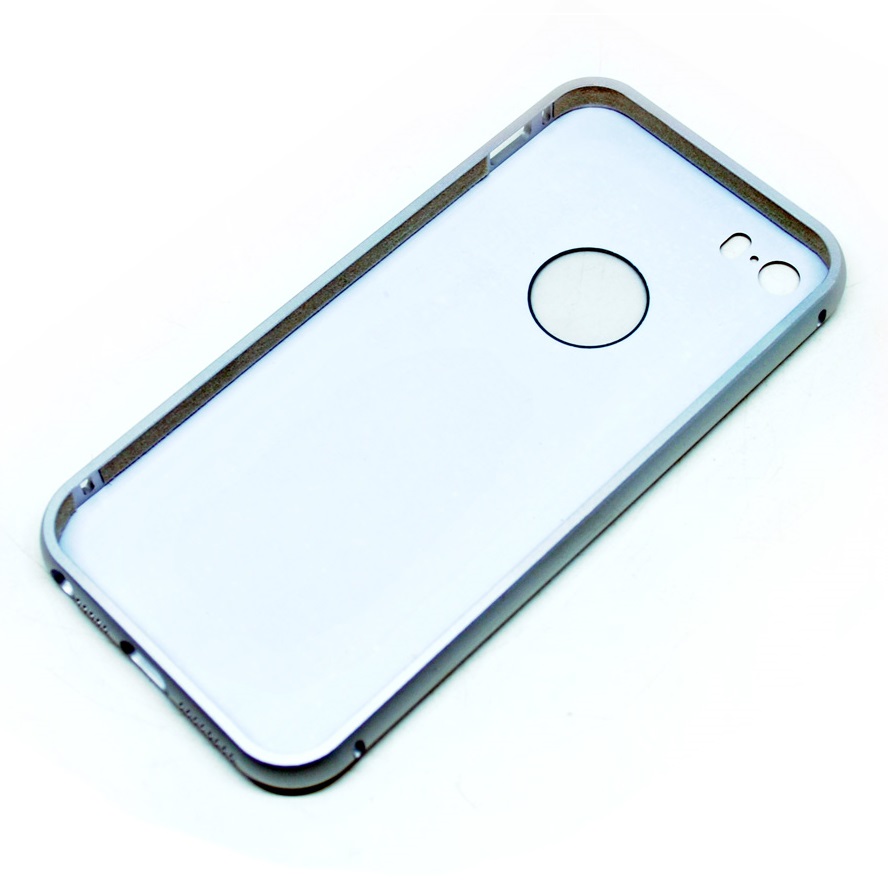 Ultra Thin Aluminium Metal Bumper Case Single Color With Back