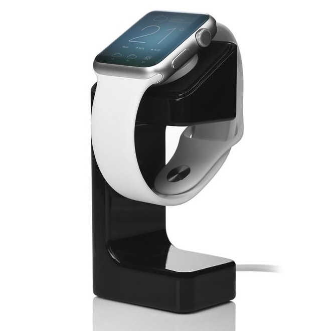 Apple Watch Wireless Charging Dock Stand - Black 